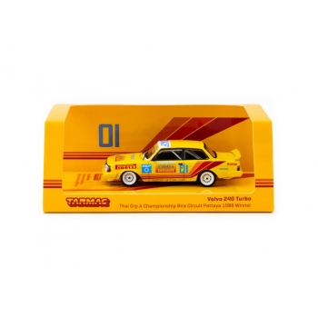 Tarmac 1:64 Volvo 240 Turbo  #1 Thai Group A Championship Bira Circuit Pattaya Winner 1988